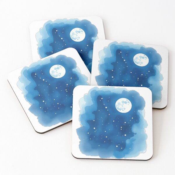 Item preview, Dreamy Night Sky Watercolor designed and sold by sharon1210.