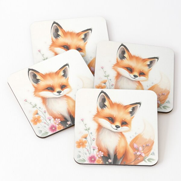 Item preview, Charming Red Fox Watercolor designed and sold by sharon1210.