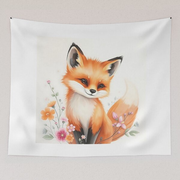 Item preview, Charming Red Fox Watercolor designed and sold by sharon1210.
