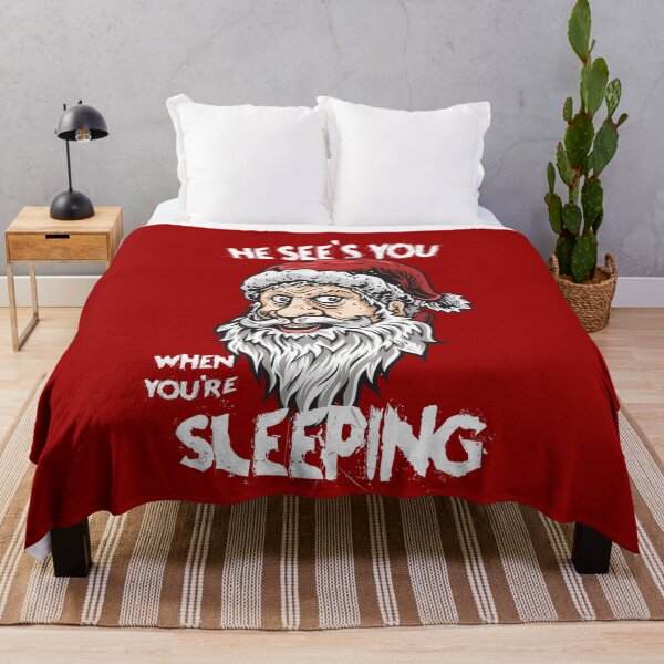Item preview, Creepy Santa Claus – He sees you when you’re sleeping funny Christmas  designed and sold by messy-nessie.