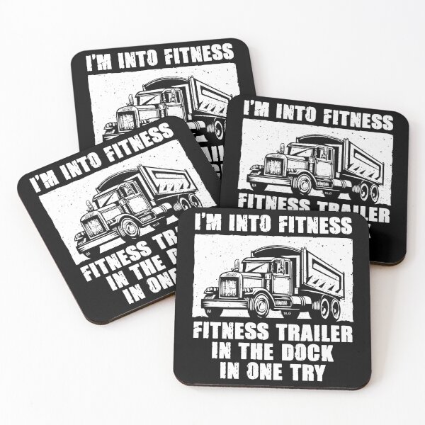 Item preview, I'm Into Fitness, Fitness Trailer In The Dock In One Try - Funny CDL Trucker Driver designed and sold by manueldila.