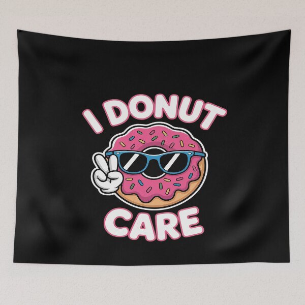 Item preview, I Donut Care Funny Pun Mood On Pause Donut designed and sold by MinaReinger.