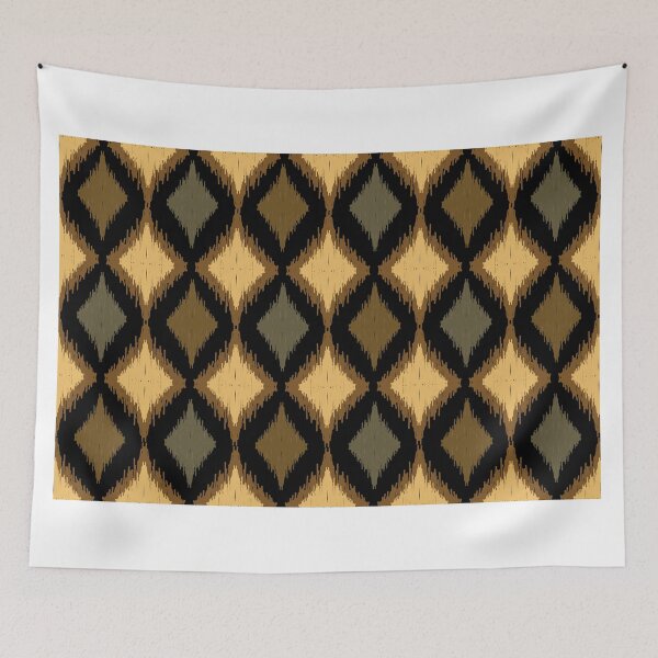 Item preview, Vibrant Ikat – Bold & Unique Handwoven Pattern designed and sold by Line-Aura.
