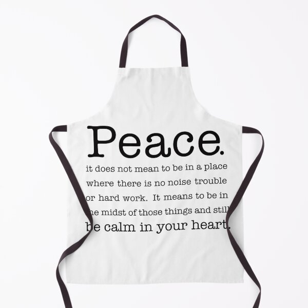 Item preview, peace. it does not mean to be in a place where there is no noise trouble or hard work designed and sold by corbrand.