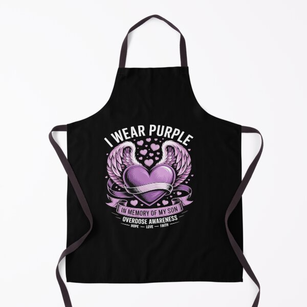 Item preview, I Wear Purple In Memory Of My Son Overdose Purple Tribute designed and sold by DrewLeuschke.