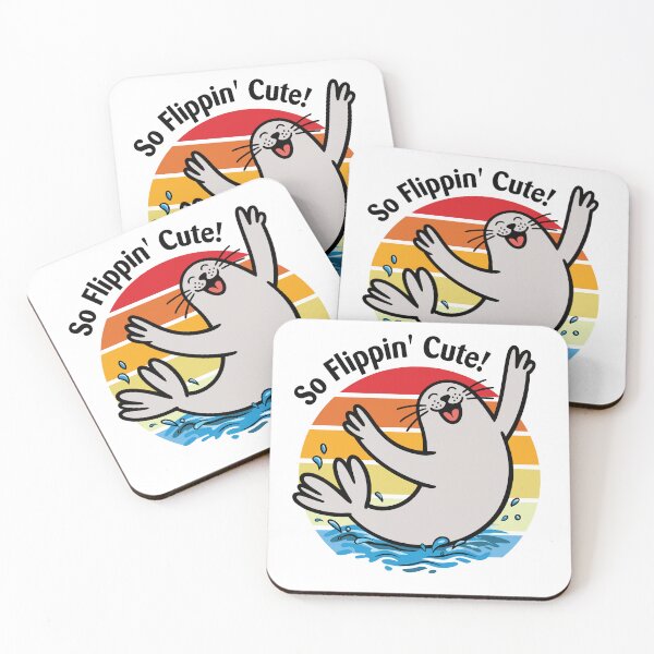 Item preview, So Flippin' Cute! Seal Design. Version 3 designed and sold by ArthousePromos.