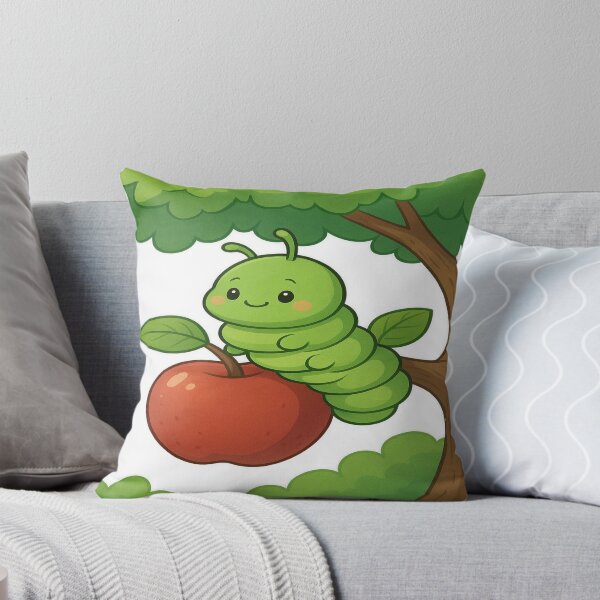Item preview, A red worm-eaten apple weighs on a tree branch in the garden designed and sold by PWDigitalArt.