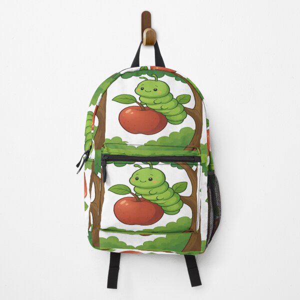 Item preview, A red worm-eaten apple weighs on a tree branch in the garden designed and sold by PWDigitalArt.