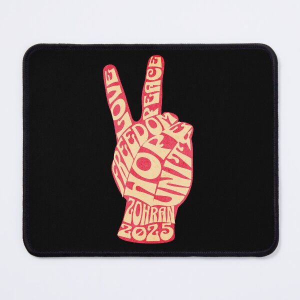 Item preview, Zohran Mamdani Love Peace Freedom Hope Unity NYC 2025 designed and sold by zptees.