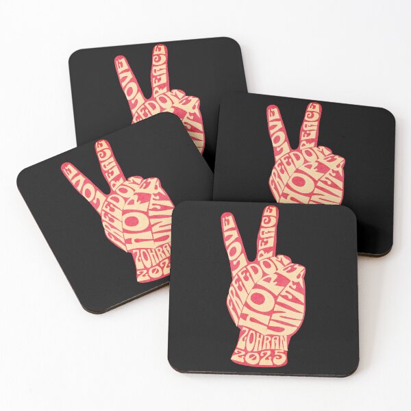 Item preview, Zohran Mamdani Love Peace Freedom Hope Unity NYC 2025 designed and sold by zptees.