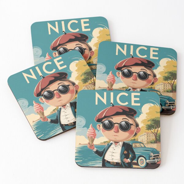 Item preview, Nice, France Travel Poster | French Riviera  designed and sold by LeQuirks.