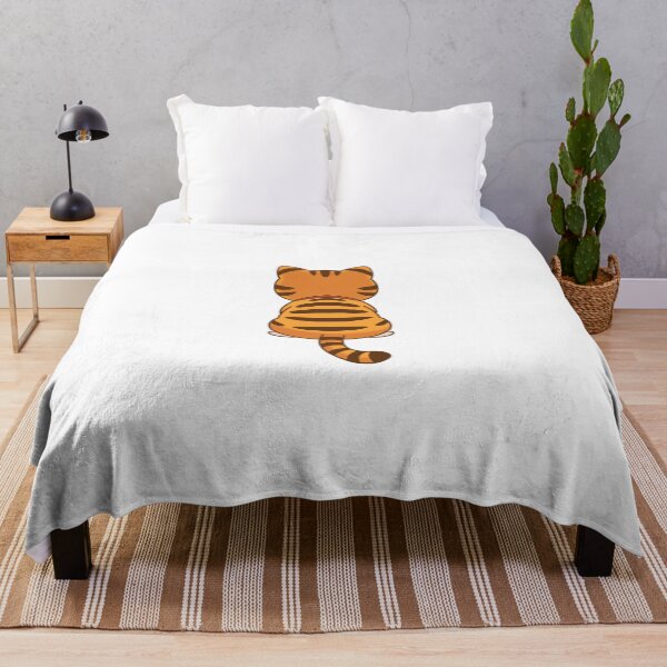 Item preview, Cute Orange Cat Sitting from Behind designed and sold by holywarter.