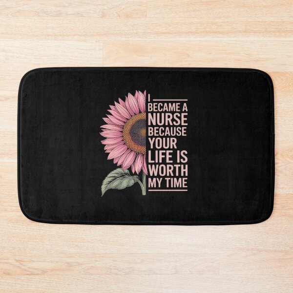 Item preview, I Became a Nurse Because Your Life Is Worth My Time designed and sold by VasilisLamArt.