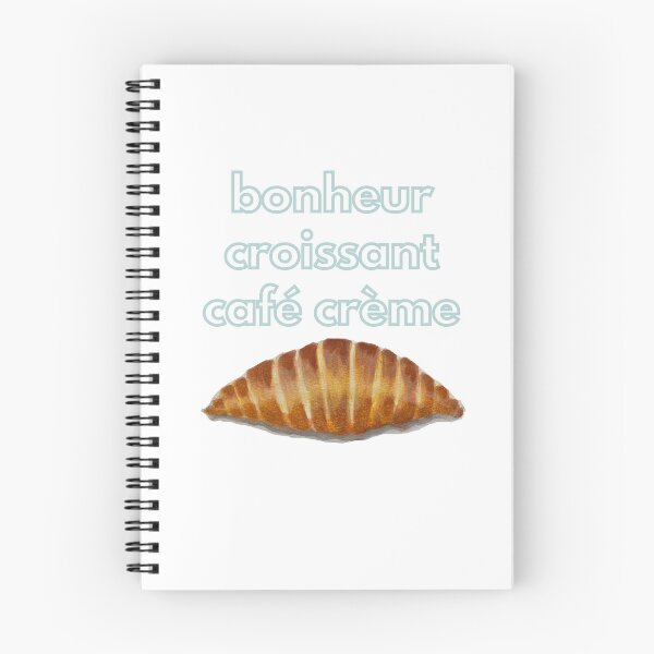 Item preview, Bonheur - Croissant - Café Crème designed and sold by The Balanced Bonne Vivante.