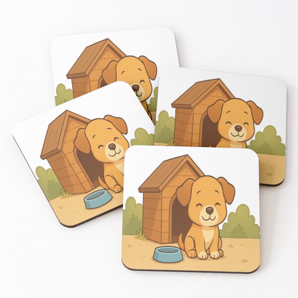 Item preview, Beautiful white pooch dog in the booth on a sunny day House for an animal Selective focus designed and sold by PWDigitalArt.