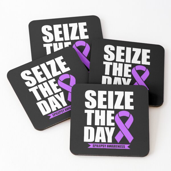 Item preview, Seize The Day Ribbon - Funny Epilepsy Awareness Gift designed and sold by novelliamaera.