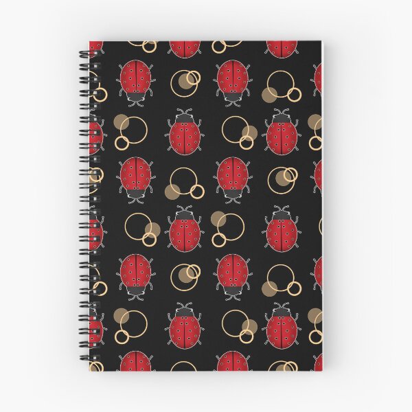 Item preview, Ladybugs Ladybug beetles red black children's pattern designed and sold by fuzzyfox.