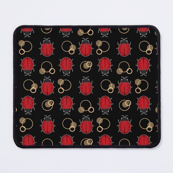 Item preview, Ladybugs Ladybug beetles red black children's pattern designed and sold by fuzzyfox.