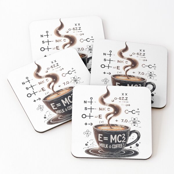 Item preview, Copy of E=MC2 Coffee Formula – Einstein Physics Science Art T-Shirt. designed and sold by Nuttajak.