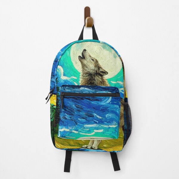 Item preview, Howling Night: A Vibrant Ode in Artistic Mode (Version no Text) designed and sold by ByMoss.