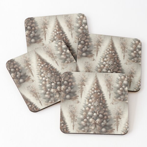 Item preview, Dreaming of a Snowy Christmas, Green White Gold designed and sold by TheTimeTaxi.