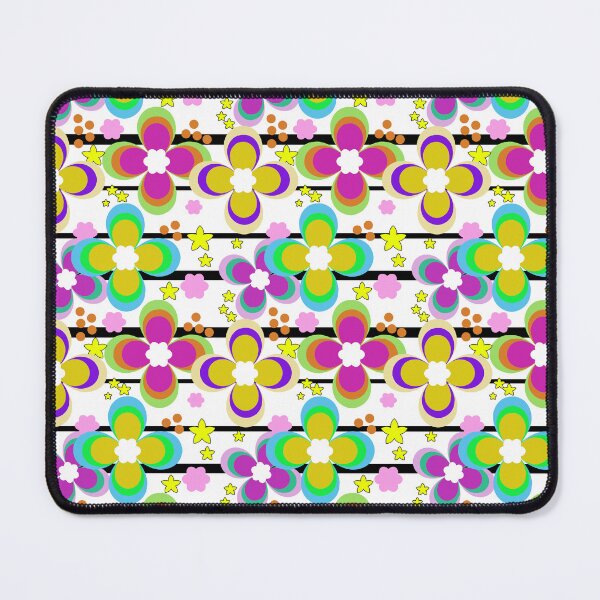 Item preview, Bright abstract floral pattern designed and sold by fuzzyfox.