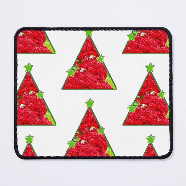 Item preview, Christmas Tree with Red and Green Botanical design designed and sold by Mary Prema Art.