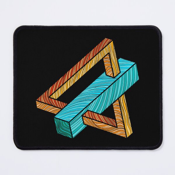 Item preview, Impossible penrose triangle optical illusion  designed and sold by DaveDanchuk.