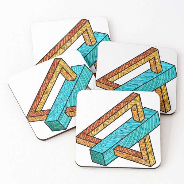 Item preview, Impossible penrose triangle optical illusion  designed and sold by DaveDanchuk.