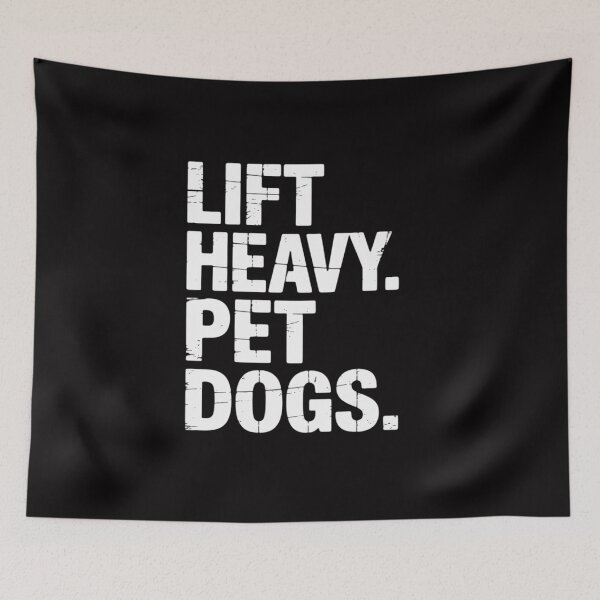 Item preview, Lift Heavy Pet Dogs Gym Weightlifters Bodybuilding Workout designed and sold by CareTopping.