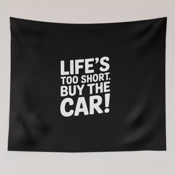 Item preview, Life's too Short. Buy the car! Car Salesman designed and sold by CareTopping.