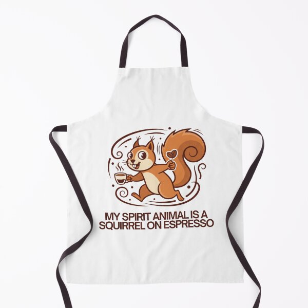 Item preview, Hyperactive Squirrel on Espresso - Funny Coffee Addict & Chaos Energy Quote designed and sold by 10twentyjet.