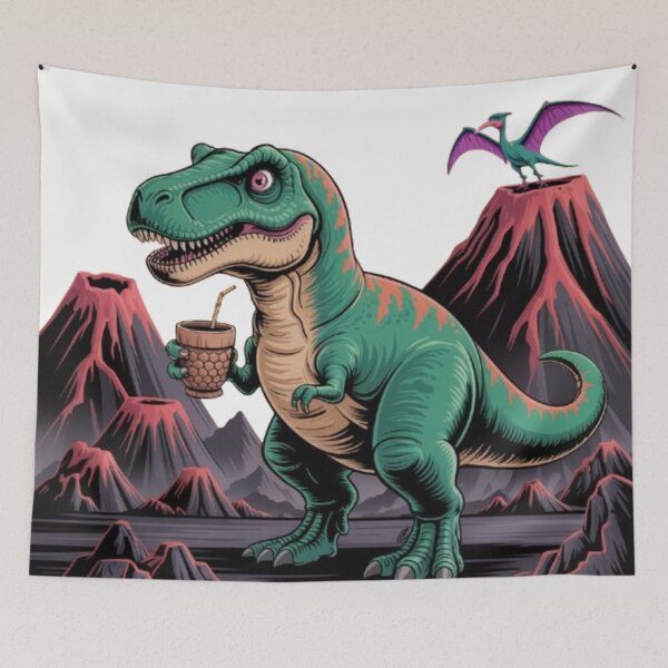 Item preview, I am unstoppable T-rex Sticker designed and sold by Thecloud5.