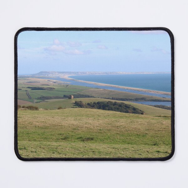 Item preview, A Hazy Summer Day Overlooking Chesil Beach designed and sold by Michaela Perryman.