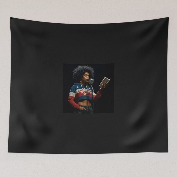 Item preview, American Poet Hoodie designed and sold by Antuan Simmons.