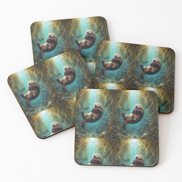 Item preview, Sea Otter in the Kelp designed and sold by Karen Persephone .