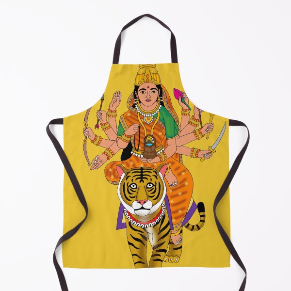 Item preview, Goddess Kushmanda – Radiant Hindu Devi of Light and Energy Artwork designed and sold by Harshit_Digital_Arts.