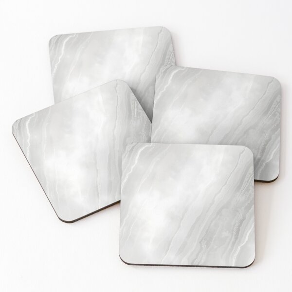 Item preview, White Marble Rock Flow Surface Texture — Elegant Minimal Stone Surface Design designed and sold by SurfaceCraft Studio.