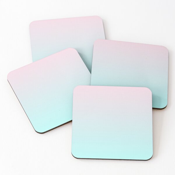 Item preview, Soft Gradient Blur Dream | Blush Pink to Aqua Blue Romantic Flow designed and sold by Polariszero.