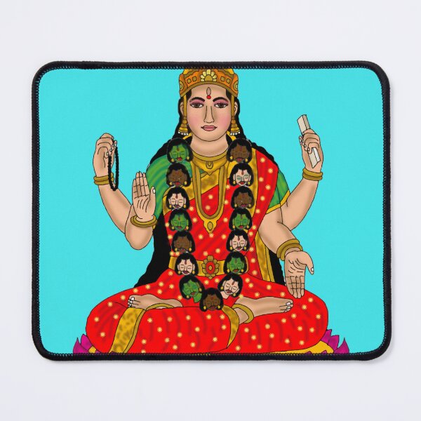 Item preview, Goddess Bhairavi – Fierce Shakti Devi of Power and Transformation Art designed and sold by Harshit_Digital_Arts.