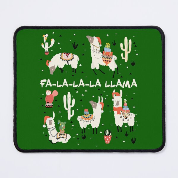 Item preview, Fa La La La Llama – Funny and cute Christmas Llama Holiday Mexican Xmas Design designed and sold by messy-nessie.