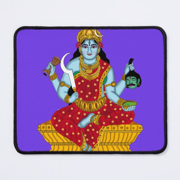 Item preview, Goddess Bhimadevi – Powerful Hindu Devi of Strength and Protection Art designed and sold by Harshit_Digital_Arts.