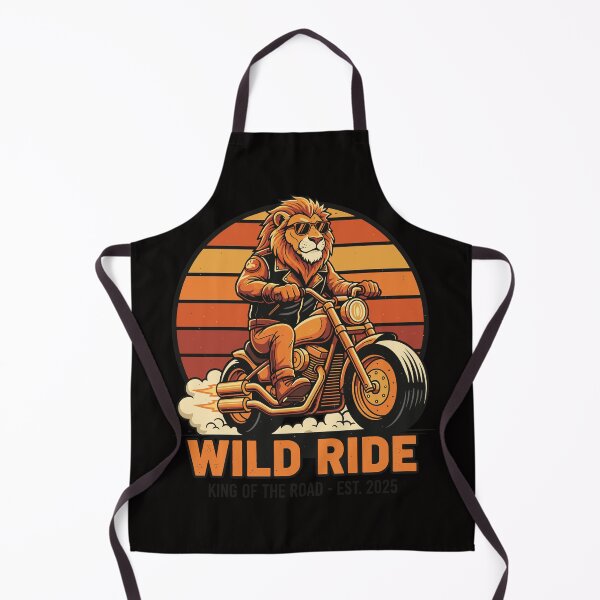 Artikelvorschau, Löwenwildritt entworfen und verkauft von The Retro Tee.