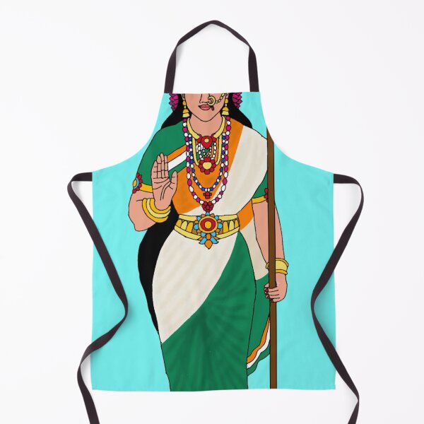 Item preview, Goddess Bharatmata – Divine Mother India Artwork of Pride and Power designed and sold by Harshit_Digital_Arts.