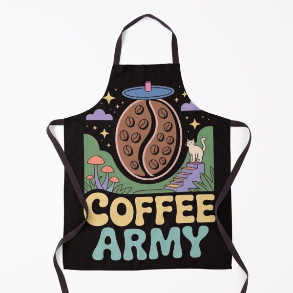 Item preview, barista cat designed and sold by Thecloud5.