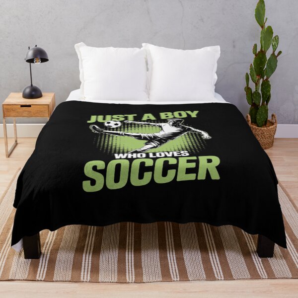 Item preview, Just A Boy Who Loves Soccer Player Boys Kids  designed and sold by MathisBellanger.