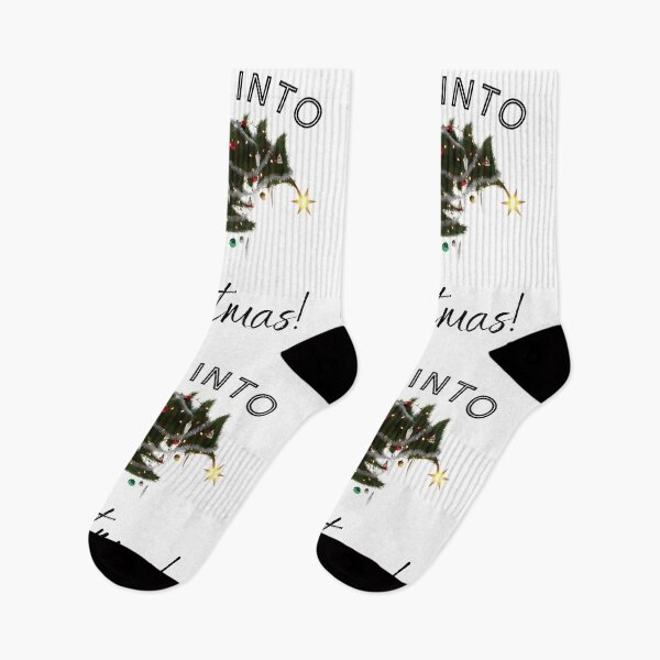 Item preview, Lean Into Christmas - Funny Leaning Christmas Tree Holiday Design designed and sold by HumTumMe.