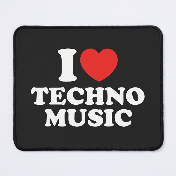 Item preview, I Love Techno Music designed and sold by shitpostee.