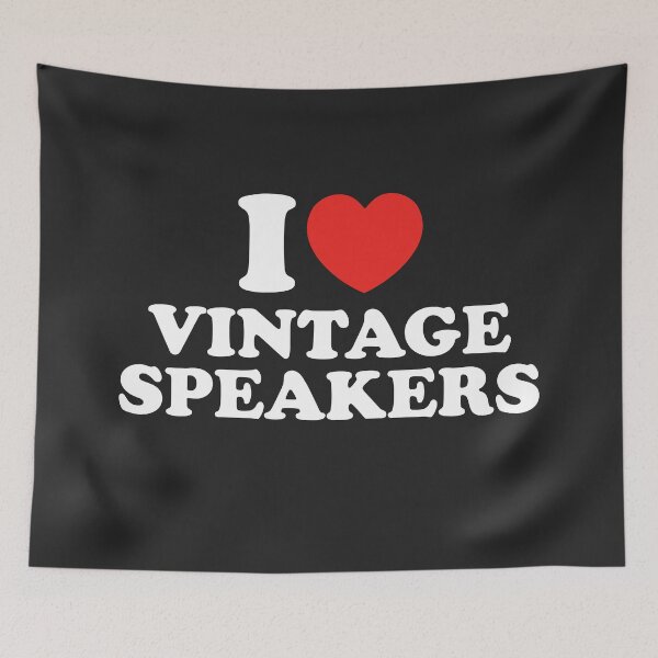 Item preview, I Love Vintage Speakers designed and sold by shitpostee.