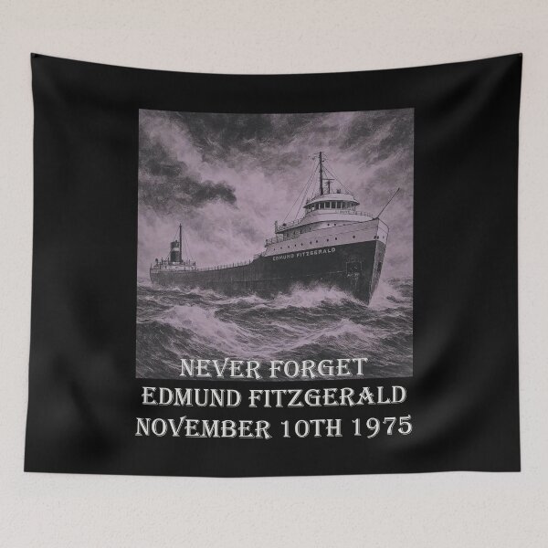 Item preview, Edmund Fitzgerald Never Forget Edmund Fitzgerald November 10th 1975 designed and sold by jimfarrepo.